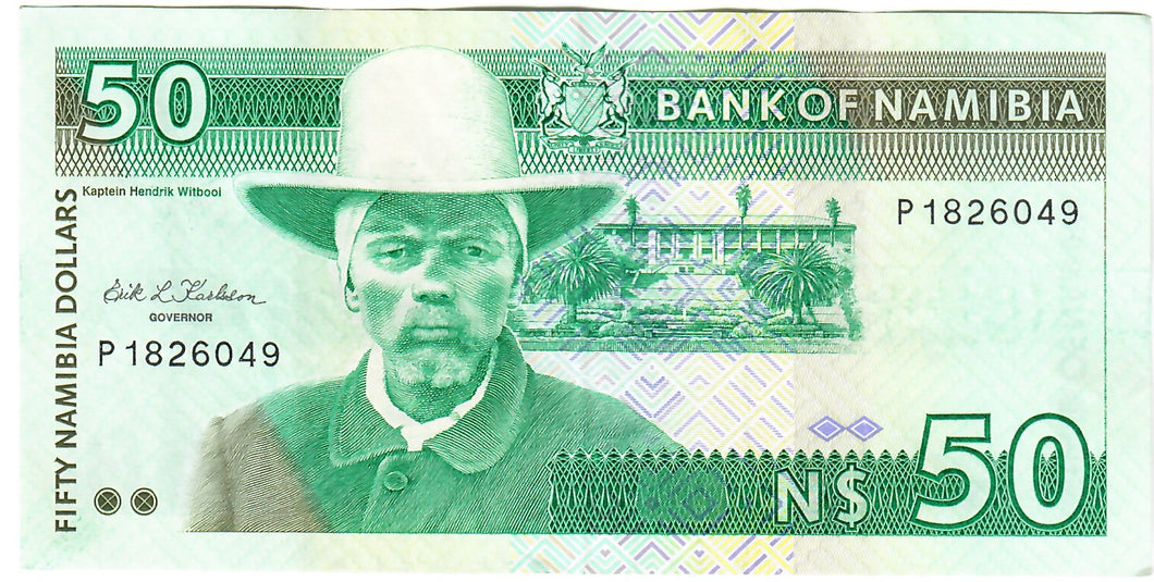Namibia 50 Dollars 1993 VF