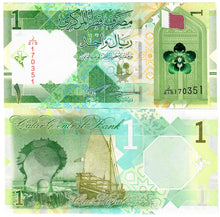 Load image into Gallery viewer, Qatar 10x 1 Riyal 2020 (2022) UNC
