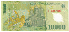 Load image into Gallery viewer, Romania 10000 Lei 2000 (2001) VG/F
