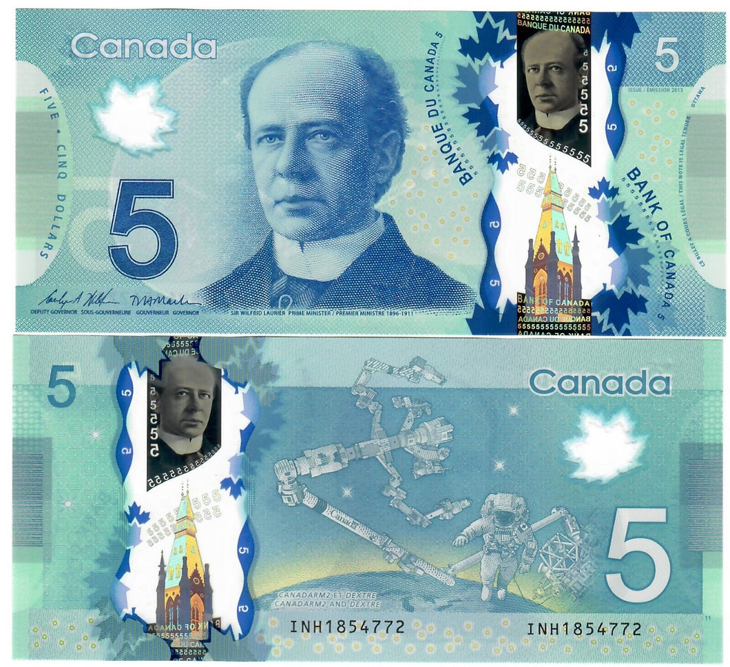 Canada 5 Dollars 2013 (2021) UNC 