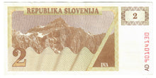 Load image into Gallery viewer, Slovenia 2 Tolars 1991 VF
