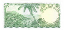 Load image into Gallery viewer, East Caribbean States 5 Dollars 1965 (14i) UNC &quot;A&quot; Antigua
