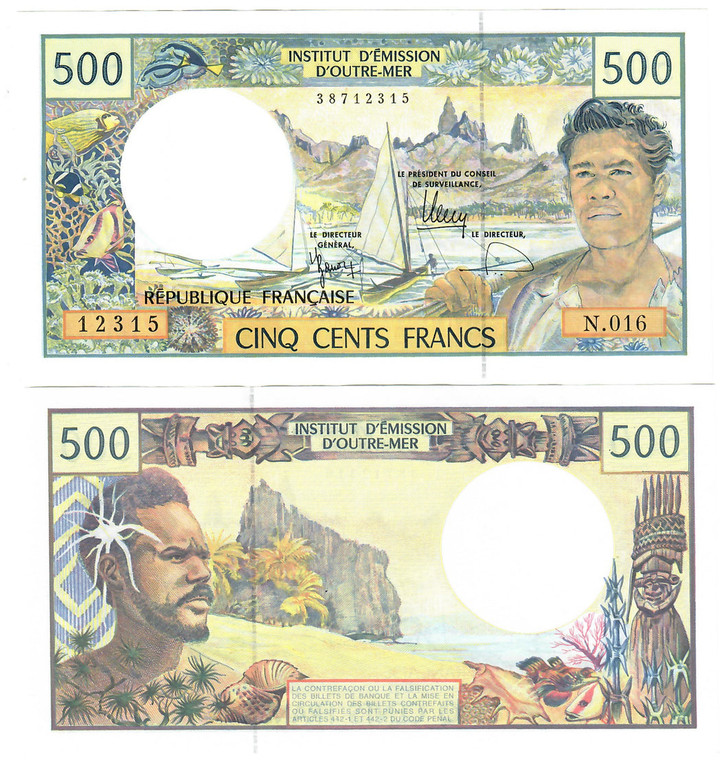 French Polynesia 500 Francs CFP 2010 (Sig 12) aUNC