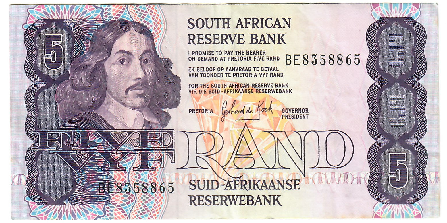 South Africa 5 Rand 1981 VF
